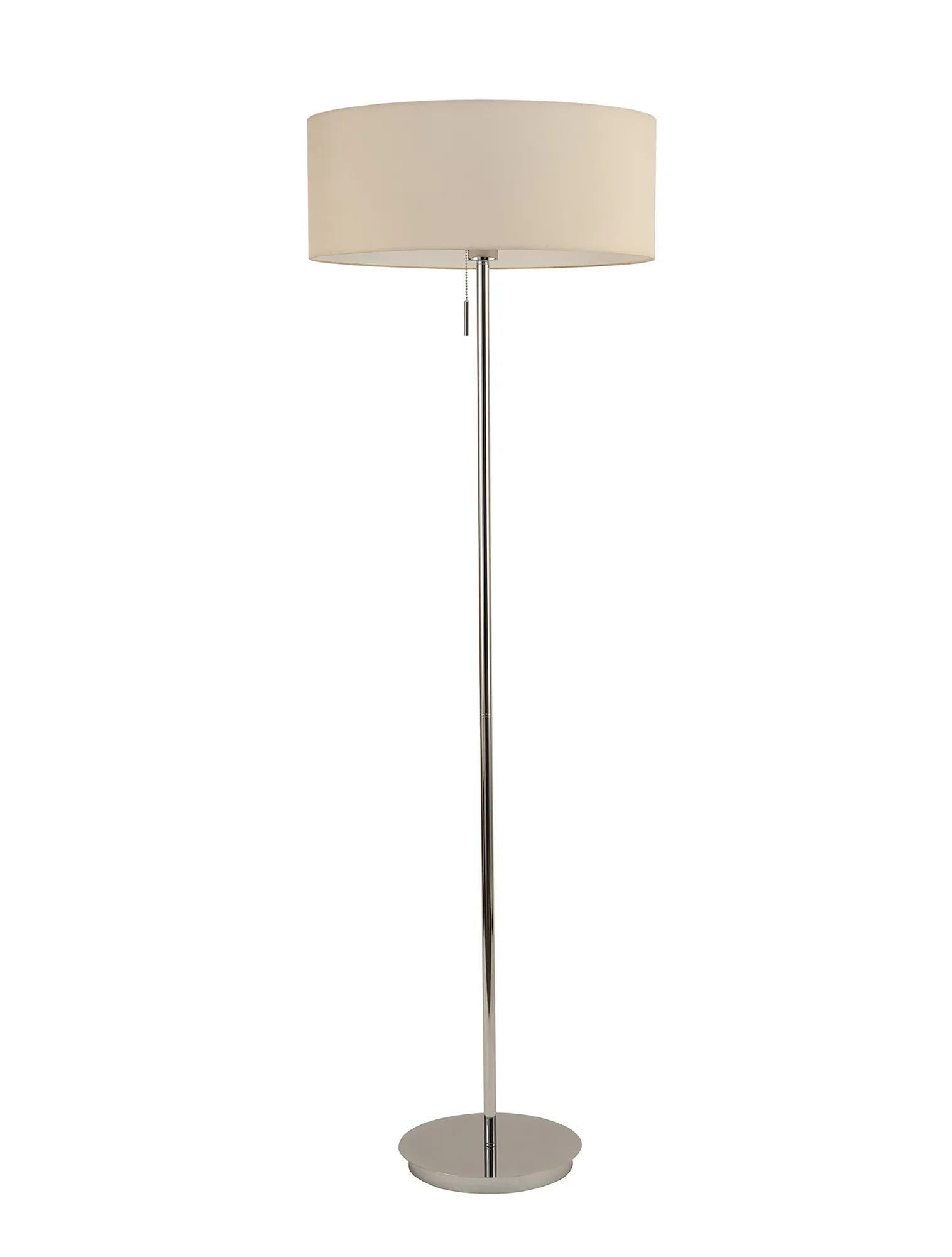 Baymont 50cm Pendant 1 Light Satin Nickel, Ivory Pearl, Frosted Diffuser DK0303  Deco Baymont SN IV